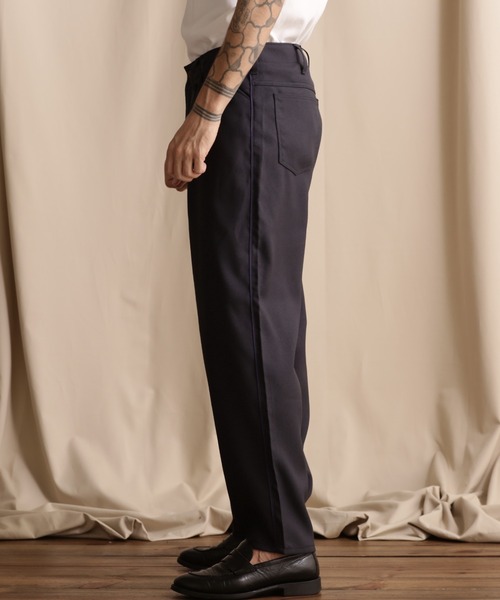 【美品】Schott ショット Wrangler ブラック スラックス L Schott N.Y.C（ショット） 「schott」 スラックス「Wranglerコラボ」 L