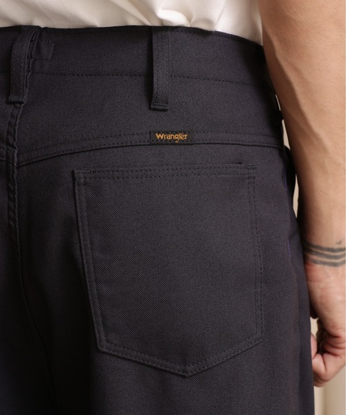 【美品】Schott ショット Wrangler ブラック スラックス L Wrangler（ラングラー）の「Schott/ショット/×Wrangler/ラングラー