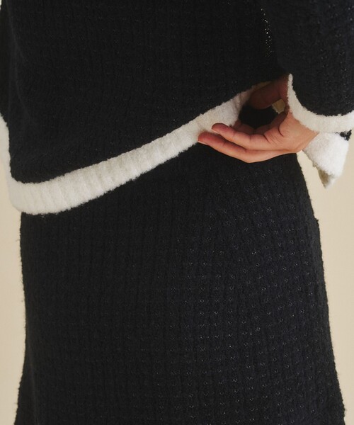 「GRACE CLASS」 ニットスカート 36 パープル レディース_画像8