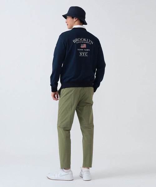WA　【極美品】ビームスゴルフ　プルオーバー　スウェット　トレーナー　Ｌ BEAMS GOLF（ビームス ゴルフ） トレーナー スウェット 「MEN」 PURPLE