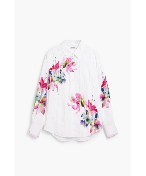 Desigual（デシグアル） ブラウス シャツ フラワースプラッシュ
