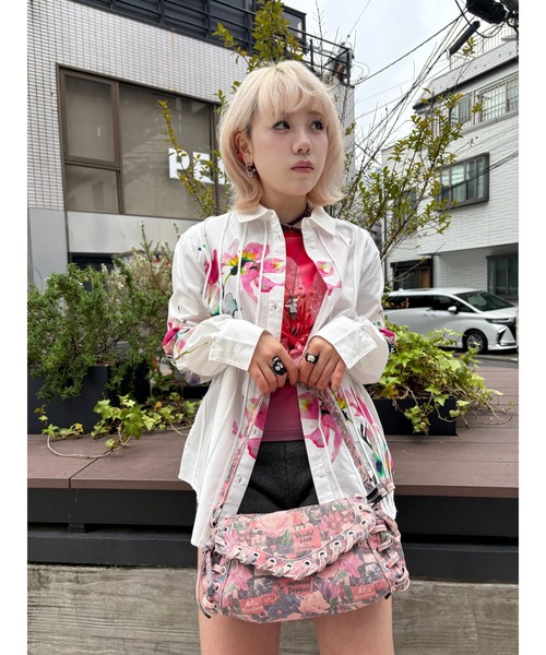 Desigual（デシグアル） ブラウス シャツ フラワースプラッシュ