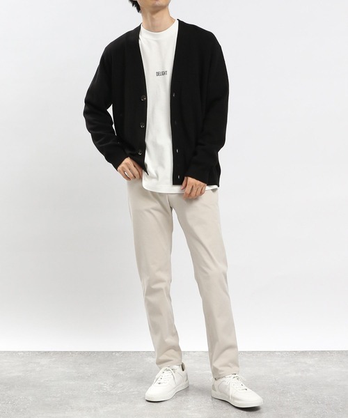 「GLOBAL WORK Smile Seed Store」 ニットカーディガン X-LARGE ベージュ メンズ_画像3