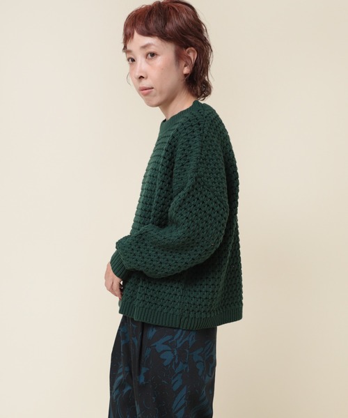 「RNA-N」 長袖ニット MEDIUM キナリ レディース_画像6