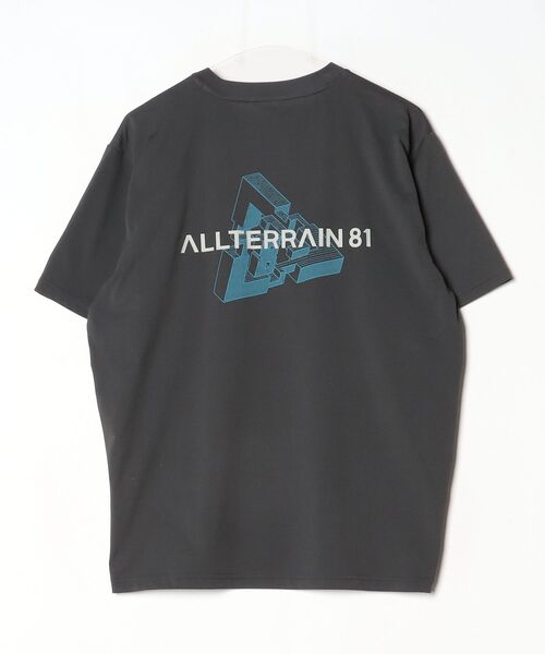 「DESCENTE ALLTERRAIN」 半袖Tシャツ M ブラック メンズ_画像2