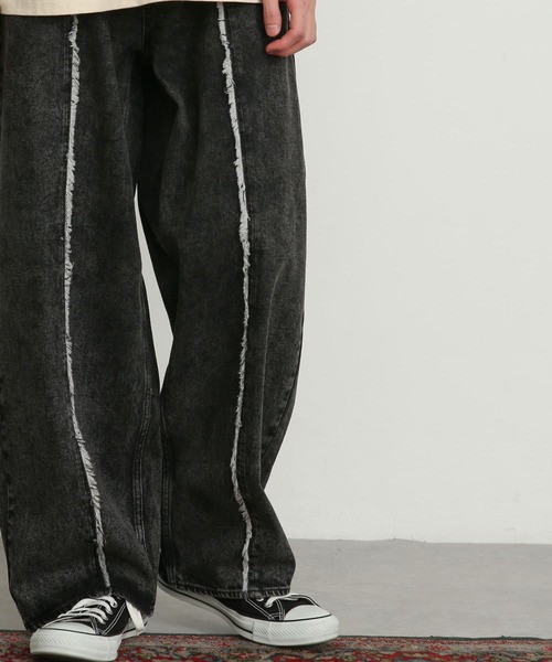 「SENSE OF PLACE by URBAN RESEARCH」 デニムパンツ LARGE ライトインディゴブルー メンズ_画像3