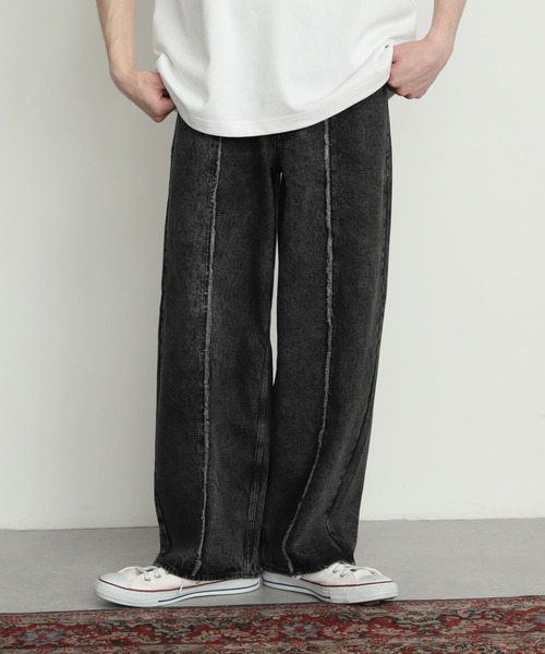 「SENSE OF PLACE by URBAN RESEARCH」 デニムパンツ LARGE ライトインディゴブルー メンズ_画像7