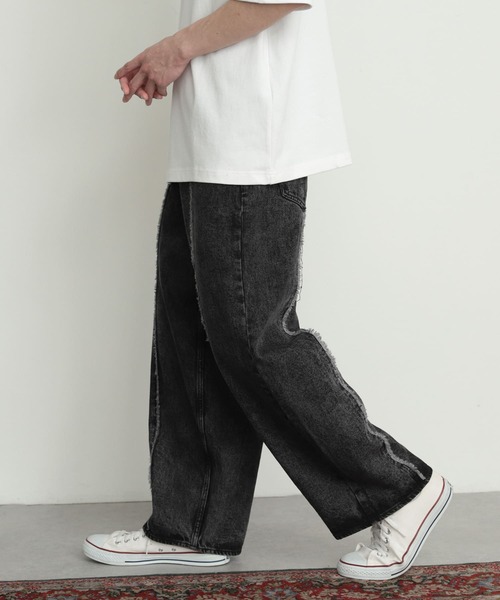 「SENSE OF PLACE by URBAN RESEARCH」 デニムパンツ LARGE ライトインディゴブルー メンズ_画像9