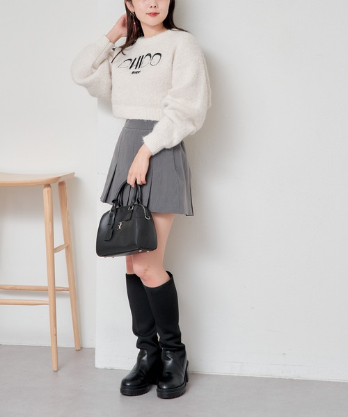 「Chico」 長袖ニット FREE ブルー レディースの画像3