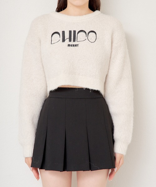 「Chico」 長袖ニット FREE ブルー レディースの画像5