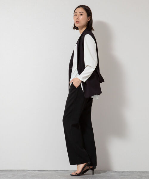 「NOLLEY'S」 パンツ 36 ブラック レディース_画像4