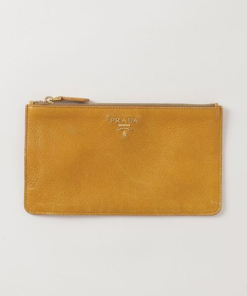 PRADA（プラダ） ポーチ - イエロー レディース : ZOZOTOWN Yahoo!店