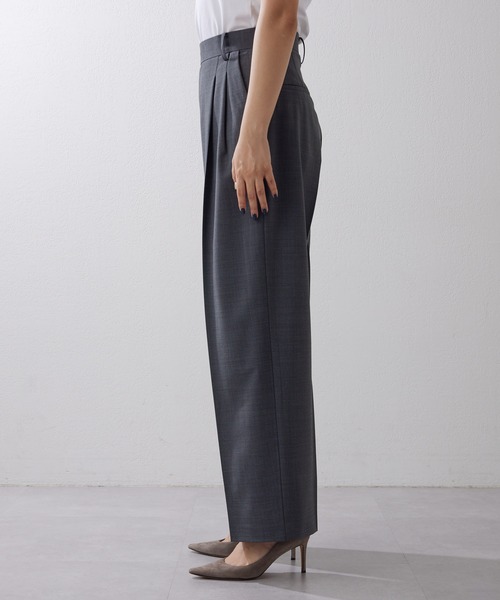 「Whim Gazette」 スラックス 36 ベージュ レディース_画像3