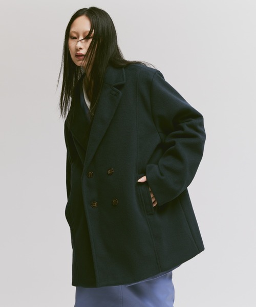 FEKETE（フェケテ） ピーコート MEDIUM ネイビー メンズ : ZOZOTOWN