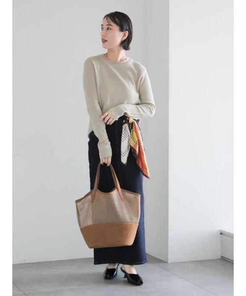 ネックレス 幾何柄シルクスカーフ レディースの画像