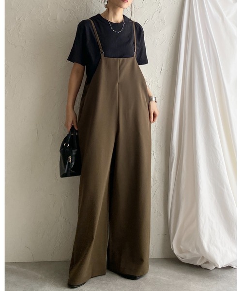 She's Closet サロペット オーバーオール ハイウエストサスペンダー