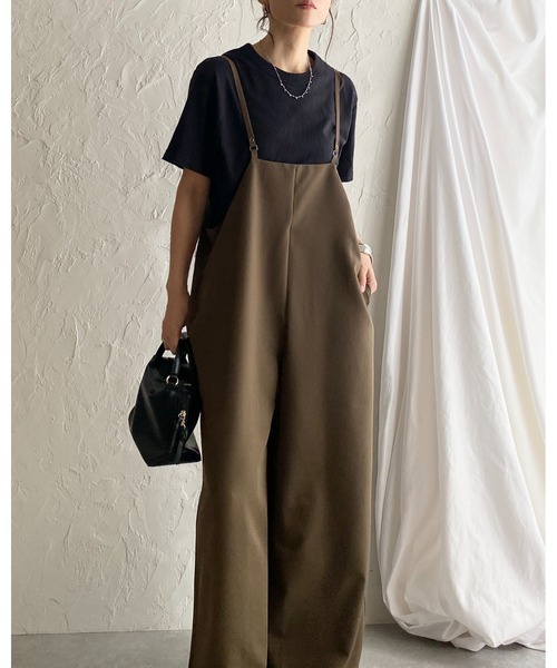 She's Closet サロペット オーバーオール ハイウエストサスペンダー