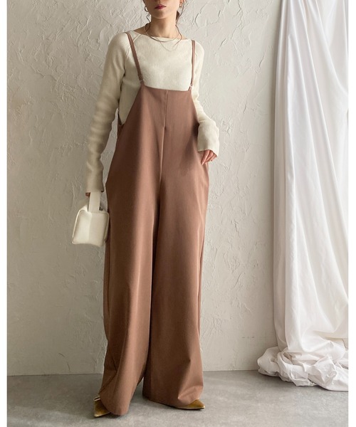 She's Closet サロペット オーバーオール ハイウエストサスペンダー