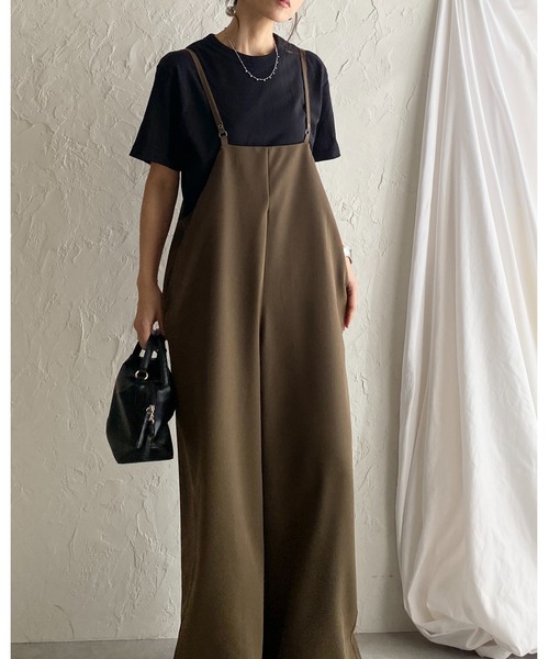 She's Closet サロペット オーバーオール ハイウエストサスペンダー