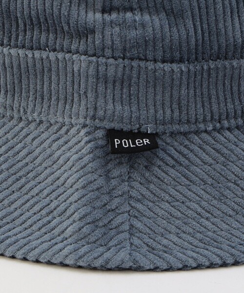 「POLeR」 ハット ONE SIZE ブラック メンズ_画像3
