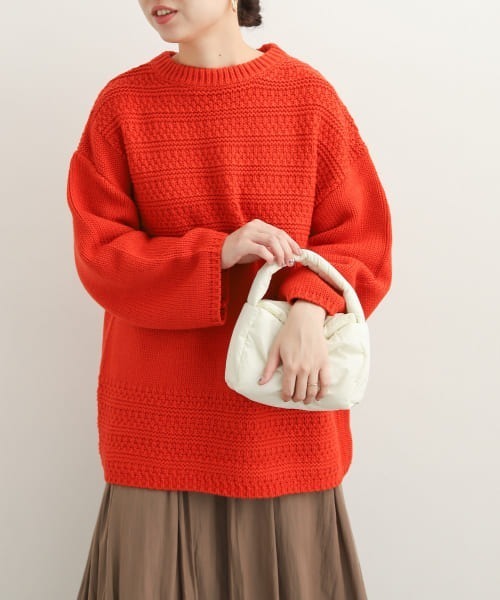 「URBAN RESEARCH DOORS」 長袖ニット MEDIUM ベージュ レディース_画像2