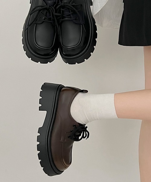 「Shoes in Closet」 シューズ LL ダークブラウン レディース_画像5