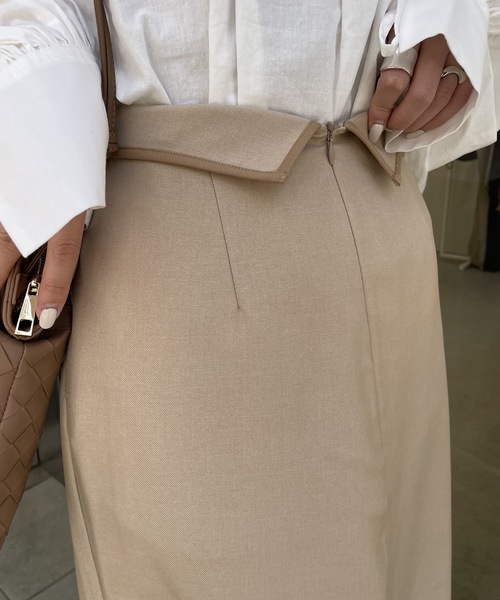 「lawgy」 ロングスカート FREE モカ レディース_画像3