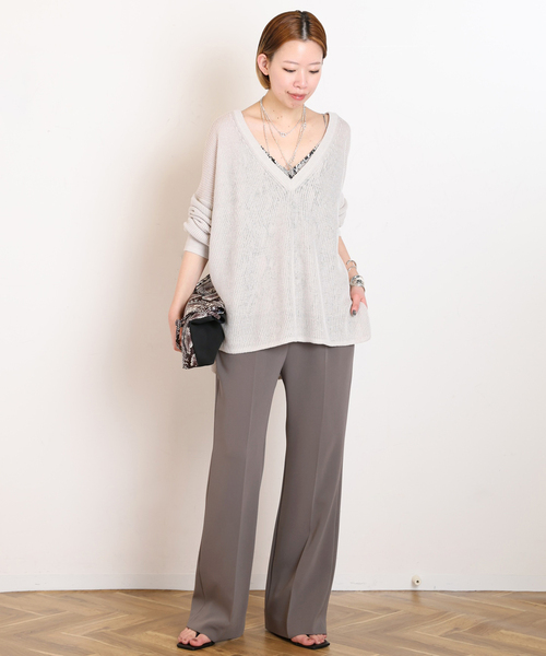 todayful roku6 RH apc Vネックバンドニット TODAYFUL トゥデイフル 2026Prefall トップス Pattern Hand Knit 10月