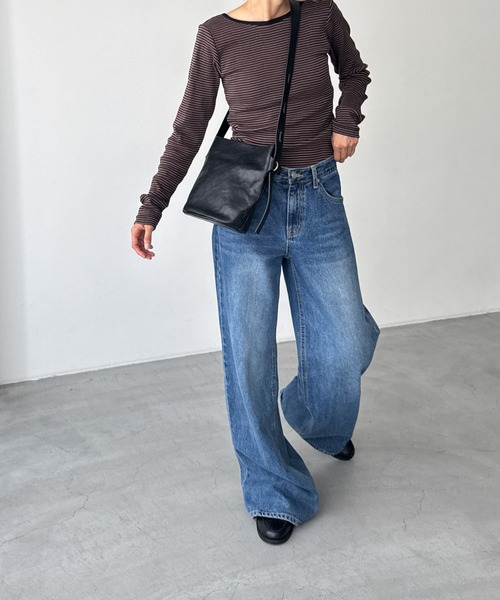 「CANAL JEAN」 ショルダーバッグ ONE SIZE ブラック レディース