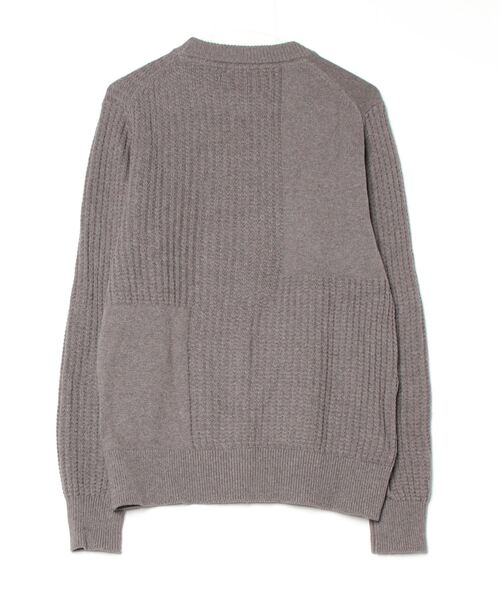 「AKM Contemporary」 長袖ニット L ブラウン メンズ_画像2