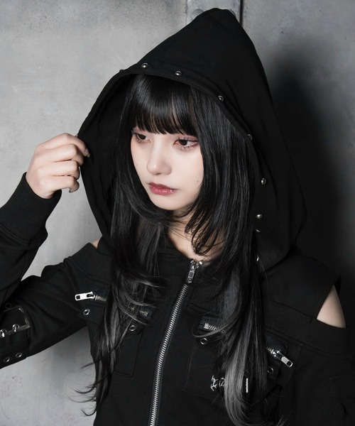 LAZYSLAY パーカー フード付きカットパーカー レディース : ZOZOTOWN