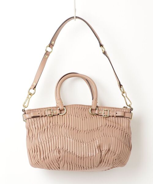 COACH ベージュ ファー ハンドバッグ COACH（コーチ） 2WAYバッグ - ベージュ レディース : ZOZOTOWN Yahoo