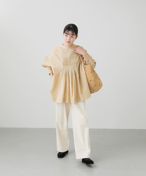 「かぐれ」 デニムパンツ FREE ナチュラル レディースの画像