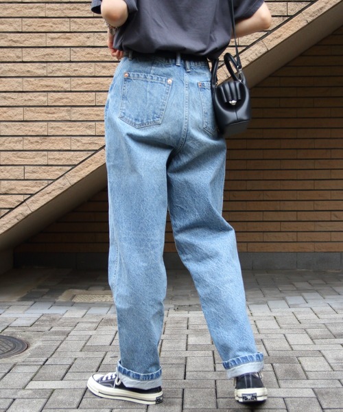 「THE SHINZONE」 デニムパンツ 34 ブルー レディース_画像9