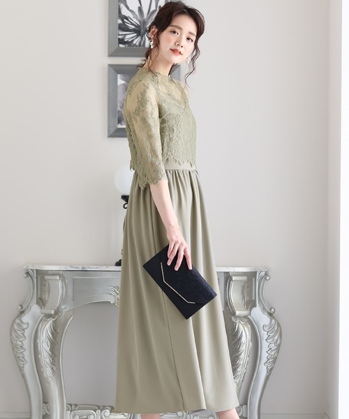 「PourVous」 ノースリーブワンピース M ブラック レディース_画像3
