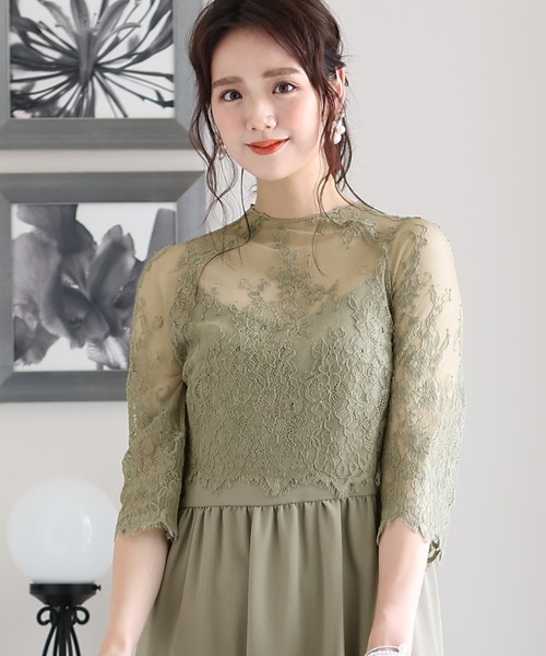 「PourVous」 ノースリーブワンピース M ブラック レディース_画像7