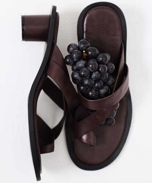 Ameri（アメリ） サンダル 夏 MEDI CROSS STRAP THONG SANDALS