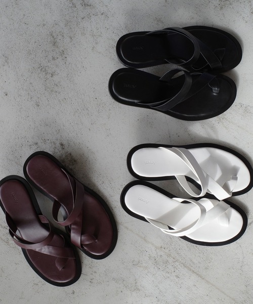 Ameri（アメリ） サンダル 夏 MEDI CROSS STRAP THONG SANDALS