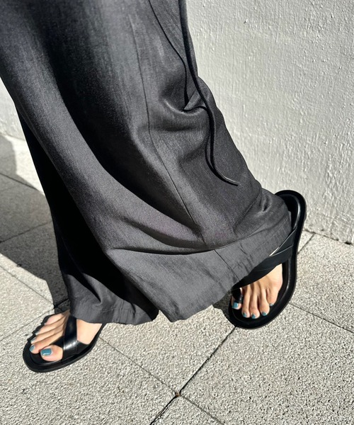 Ameri（アメリ） サンダル 夏 MEDI CROSS STRAP THONG SANDALS