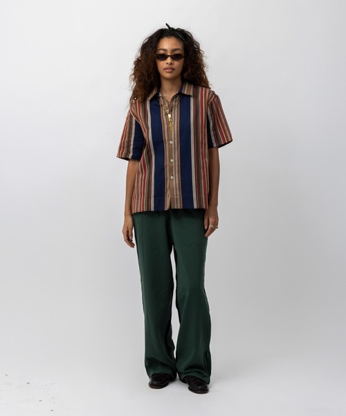 シャツ UNION TOKYO JACQUARD SS SHIRT ユニオントーキョー シャツ メンズ レディースの画像