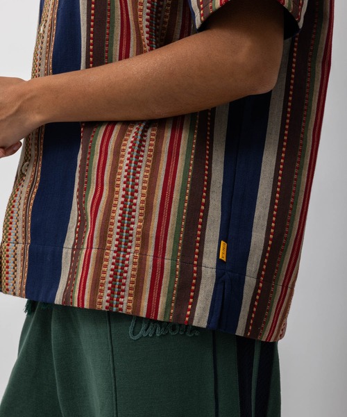 シャツ UNION TOKYO JACQUARD SS SHIRT ユニオントーキョー シャツ メンズ レディースの画像