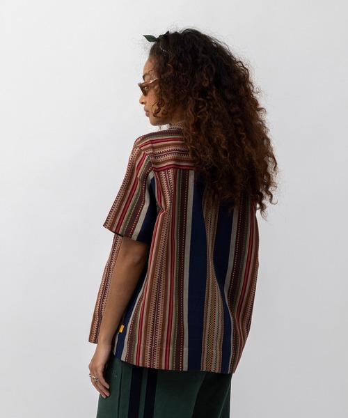 シャツ UNION TOKYO JACQUARD SS SHIRT ユニオントーキョー シャツ メンズ レディースの画像