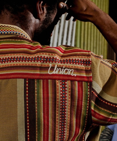 シャツ UNION TOKYO JACQUARD SS SHIRT ユニオントーキョー シャツ メンズ レディースの画像