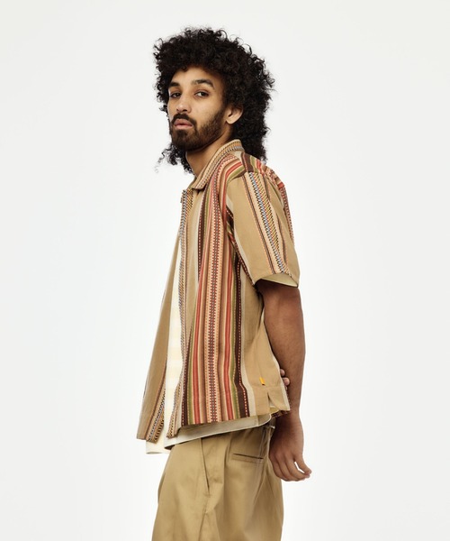 シャツ UNION TOKYO JACQUARD SS SHIRT ユニオントーキョー シャツ メンズ レディースの画像
