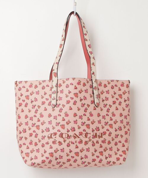 COACH（コーチ） 花柄トートバッグ - ピンク レディース : ZOZOTOWN