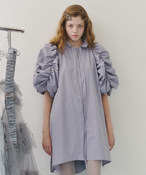 J1U by LA BELLE ETUDE ブラウス シャツ BIGボリュームスリーブ