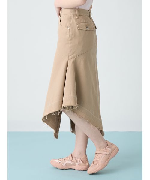 FURFUR(ファーファー) ロング スカート レースドッキングデニム FURFUR(ファーファー) ロング スカート レースドッキングデニム