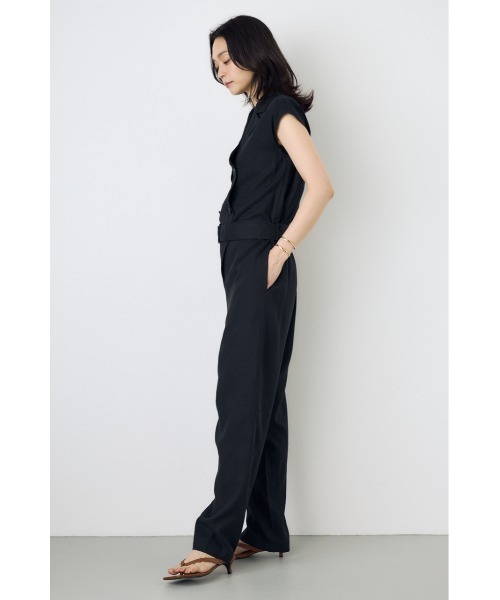 新品 アリジ ALYSI オールインワン 42 EOP1599 Lサイズ リネン AZUL BY MOUSSY（アズールバイマウジー） オールインワン リネン