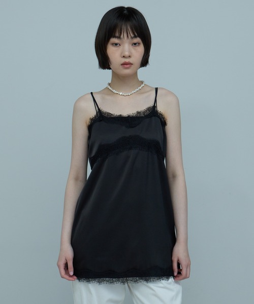leimn キャミソール サテンレースキャミ : ZOZOTOWN Yahoo!店 - 通販