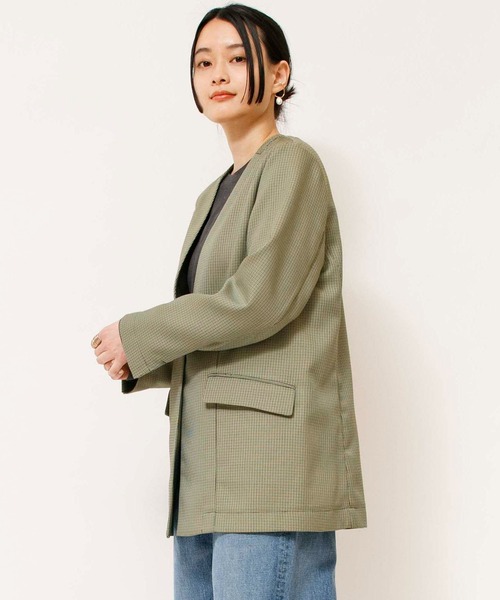 Johnbull（ジョンブル） ノーカラージャケット SMALL ベージュ系その他